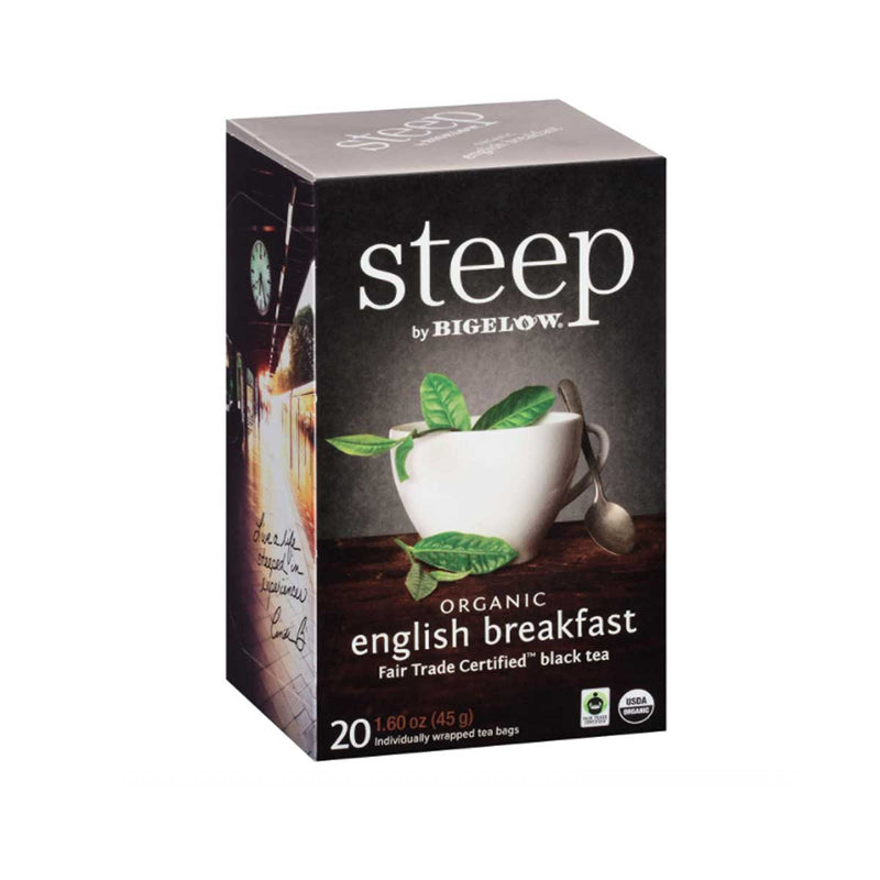 Steep by Bigelow - Organic English Breakfast  20 Ct.