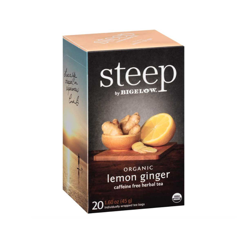 Steep by Bigelow - Organic Lemon Ginger 20 Ct.