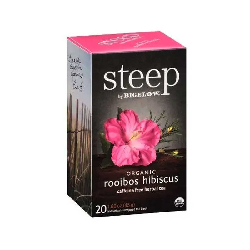 Steep by Bigelow - Organic Roobios Hibiscus 20 Ct.