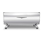 back of the victoria arduino black eagle volumetric commercial espresso machine