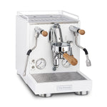 La Pavoni Cellini Evolution (Matte White W/ Oak Handles) (Open Box/Serial#960682)