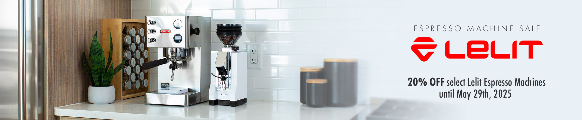 20% Off Select Lelit Espresso Machines