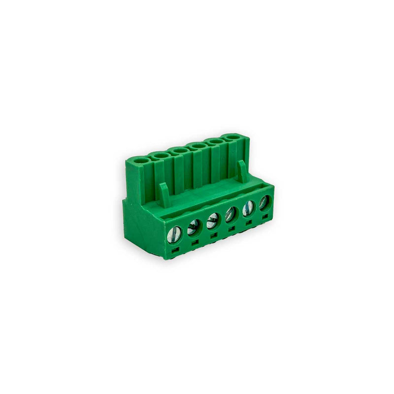 6-Pin Green Wire Loom Plug