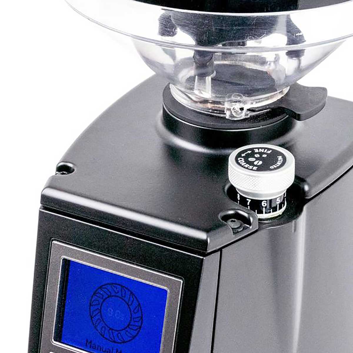 eureka atom espresso grinder worm gear stepless adjustment knob
