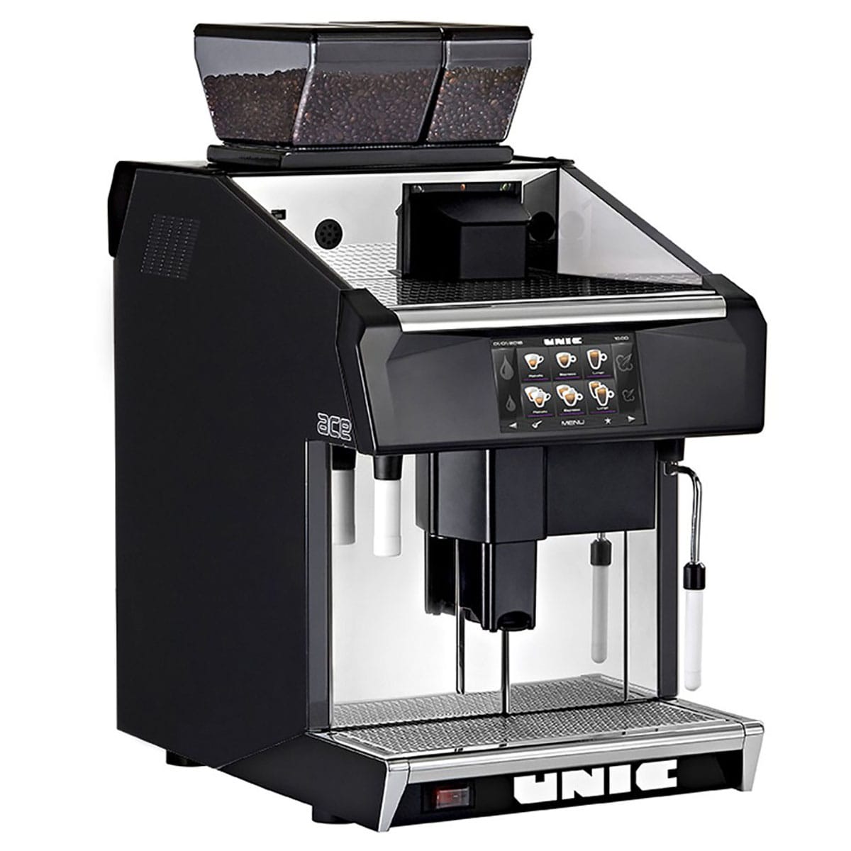 Fully automatic espresso machine commercial top